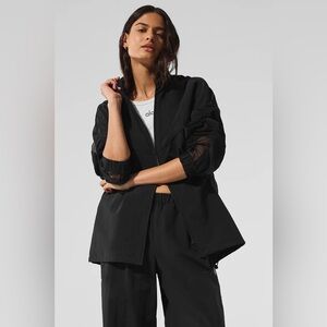 ALO YOGA ✨NEW✨ Origin Full-Zip Track Jacket in Black